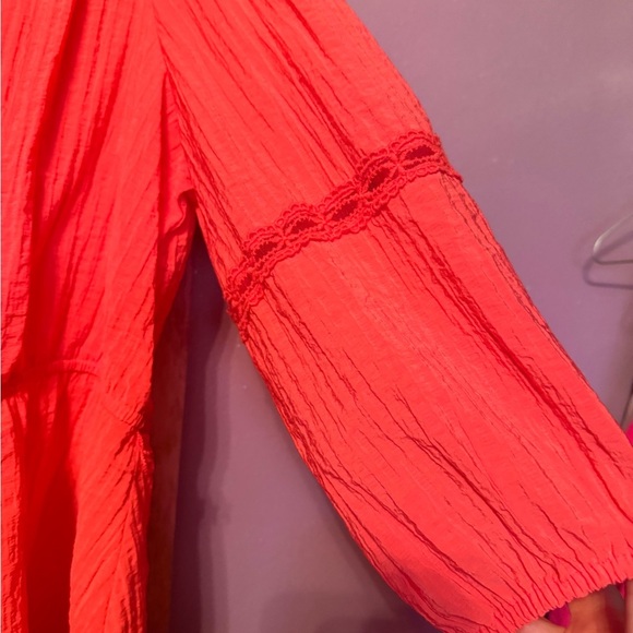 Lane Bryant Vibrant Red Top - Picture 3 of 4